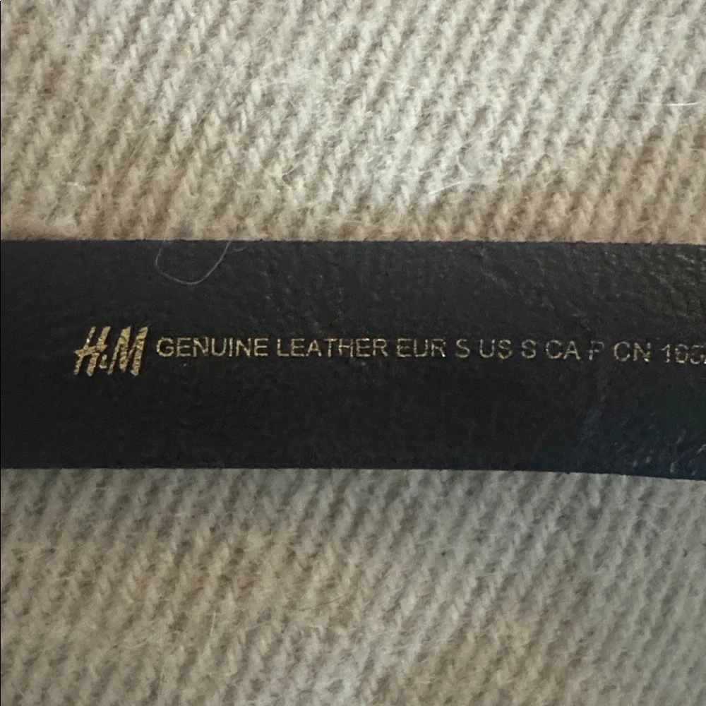 URBAN OUTFITTERS H&M Leather Set of 3 Belts XS/S S M Black and Cheetah GUC